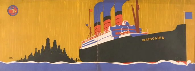 Cunard Line Werbebroschüre für Berengaria, ca. 1930